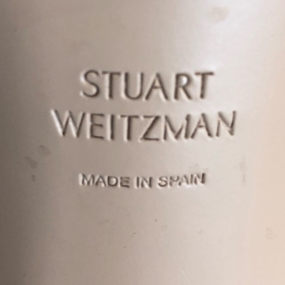 Stuart Weitzman Square Toe Ankle Strap Nudist Sandal, EUC, Sz 9.5 - Picture 7 of 11